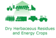 Dry herbaceous residues and energy crops