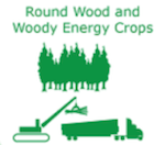 Round wood and energy crops